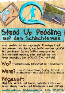 Verleihstation am Schlachtensee in Berlin-Zehlendorf Plakat