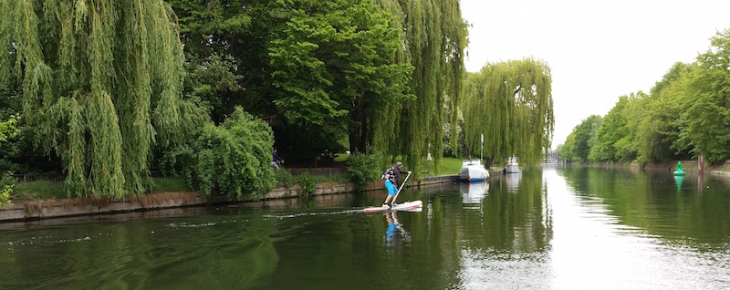 Paddeln auf dem Landwehrkanal