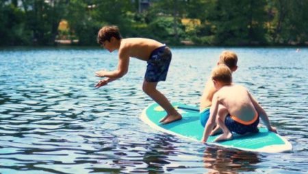 SUP Kindergeburtstag Schlachtensee-Stand-Up-Paddling-Stehpaddler