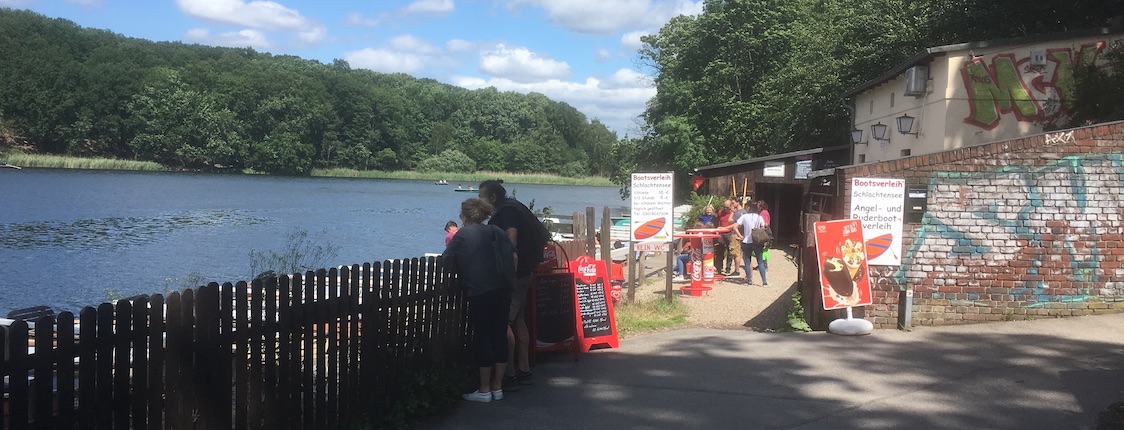 Bootsverleih Schlachtensee Eingang Stand Up Paddling Berlin