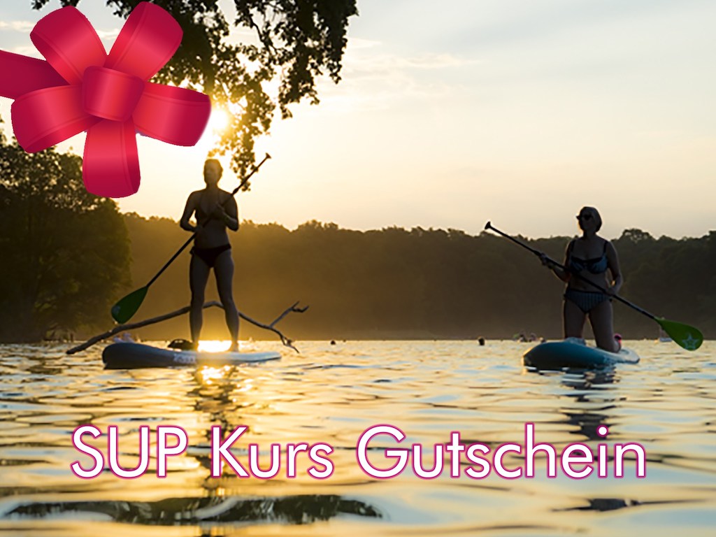 Geschenkgutschein SUP Kurs Stand Up Paddling Berlin Schlachtensee