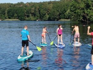 SUP Gruppenbuchung Schlachtensee-Stand-Up-Paddling-Stehpaddler-01