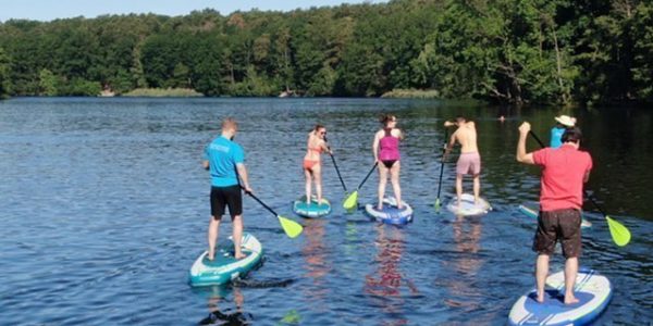 SUP Gruppenbuchung Schlachtensee-Stand-Up-Paddling-Stehpaddler-01