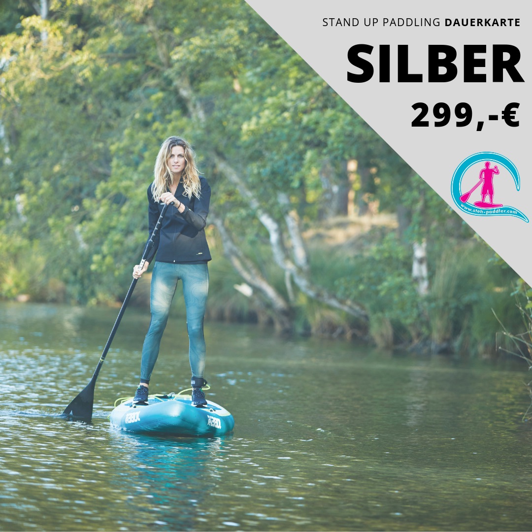Stand Up Paddling Dauerkarte Silber Stand Up Paddling Berlin