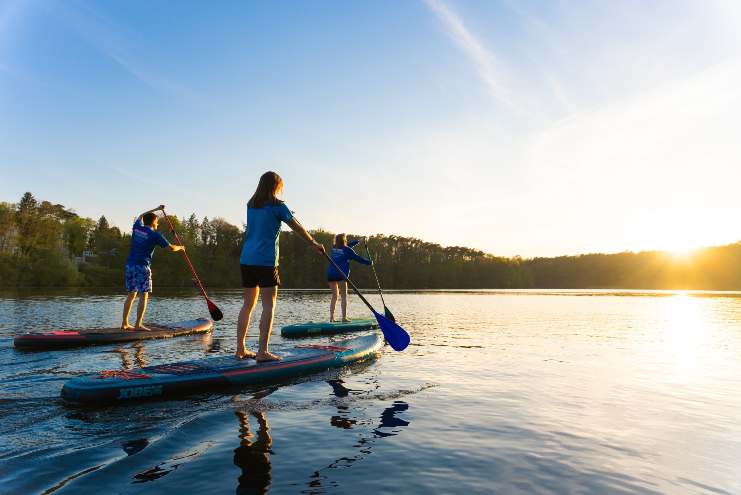 SUP Verleih Gruppenbuchung Stand Up Paddling Berlin Schlachtensee