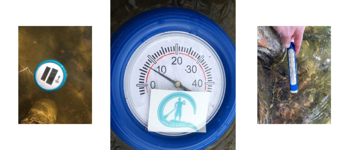 Wassertemperatur Schlachtensee Thermometer