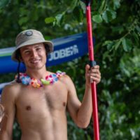 Stehpaddler SUP Verleih Luca