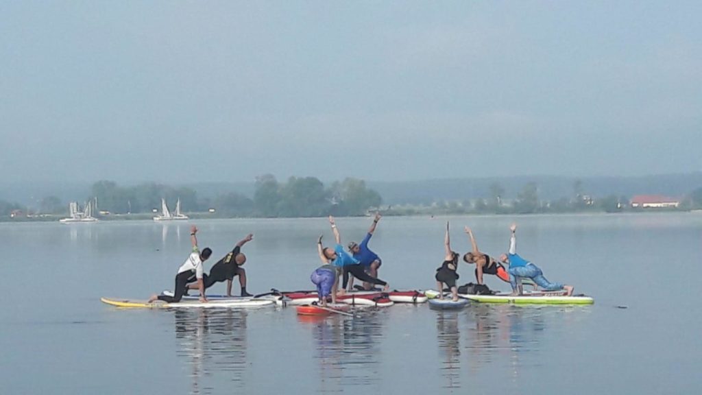 VDWS SUP Yoga Weiterbildung August 2019 am Altmühlsee in Bayern I