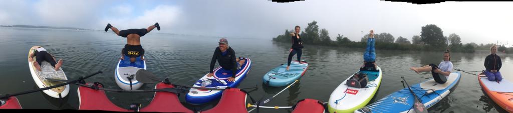 VDWS SUP Yoga Weiterbildung August 2019 am Altmühlsee in Bayern II